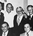 Photo: Sinatra and the mob. Top row: Paul Castellano, Gregory De Palma ...