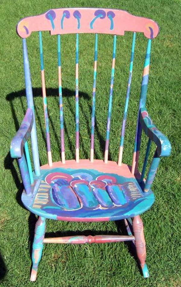 Painted Furniture Wednesday January 15 2014 10 A M To 4 P M   Painted Rocking Chair LBD T670.JPG