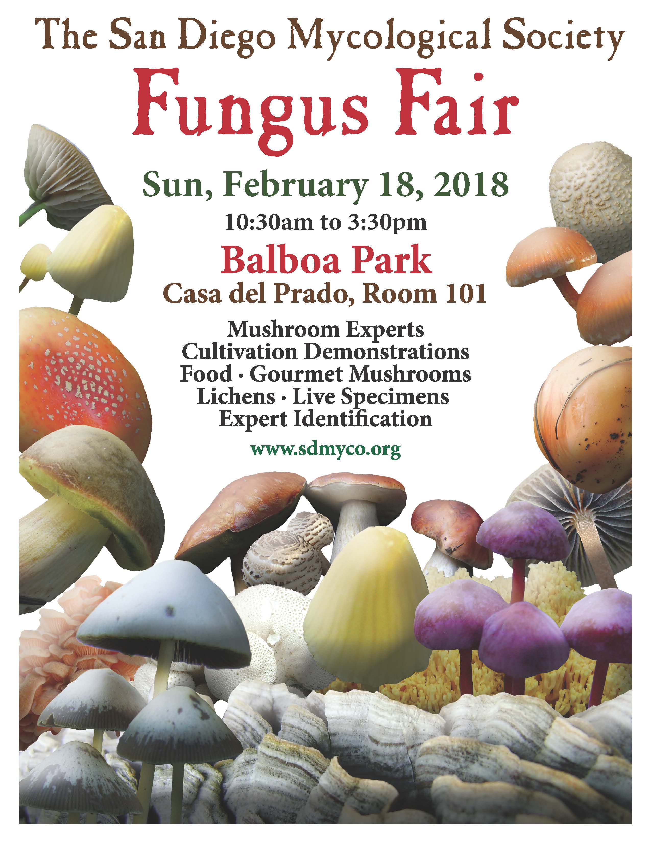 Fungus Fair San Diego Mycological Society Sunday, February 18, 2018