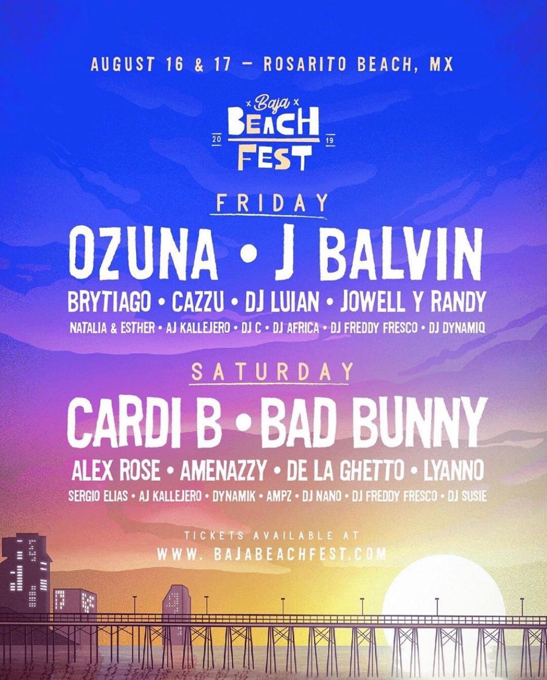 Baja Beach Fest 2024 Lineup Devi Henryetta