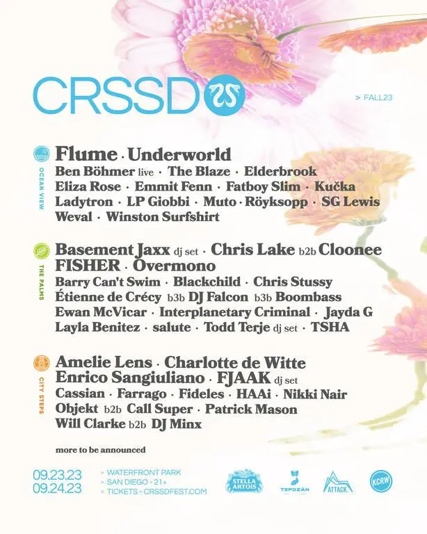 CRSSD Festival - Sunday, September 24, 2023, 4 p.m.