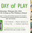 Early Childhood Day of Play (Ages 1-4)