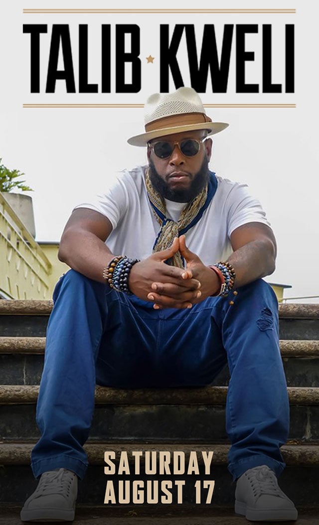 Talib Kweli - Saturday, August 17, 2024, 7:30 P.m. 