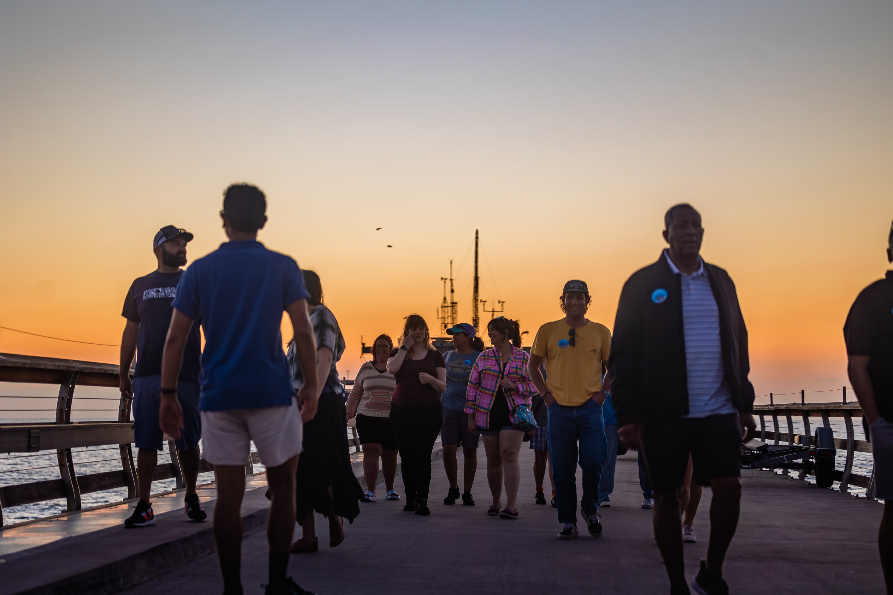 Sunset Scripps Pier Walks Sunday, March 30, 2025, 545 p.m. to 715 p