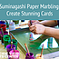 Create Suminagashi Paper Marbling Cards