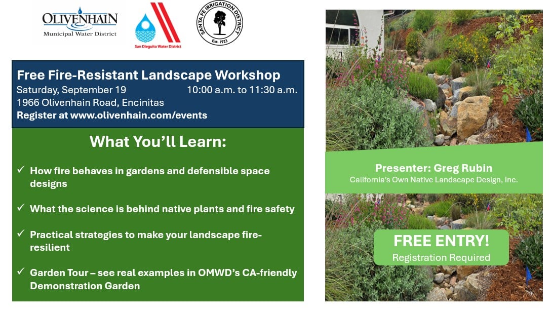 Protect Your Property: Free Fire-Resistant Landscape Workshop