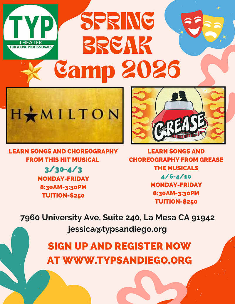 Spring Break Camps Wednesday, April 1, 2026, 830 a.m. to 330 p.m