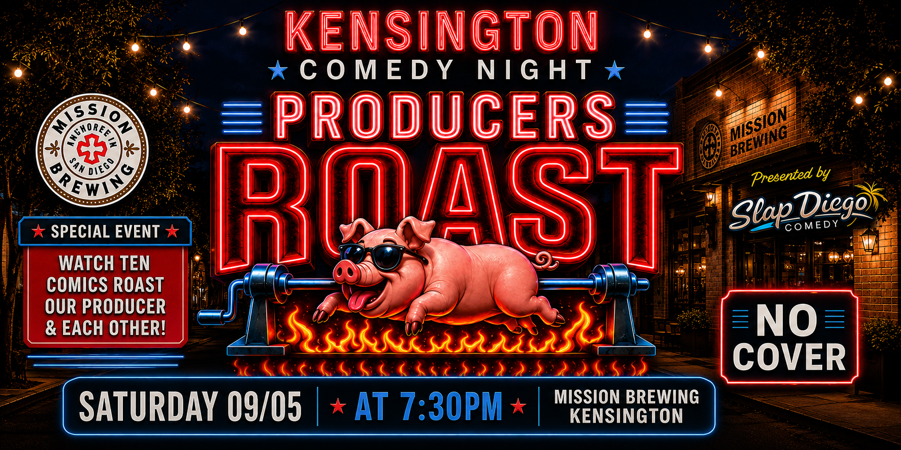Kensington Comedy Night Producer Roast