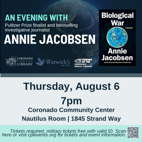 An Evening with Author Annie Jacobsen