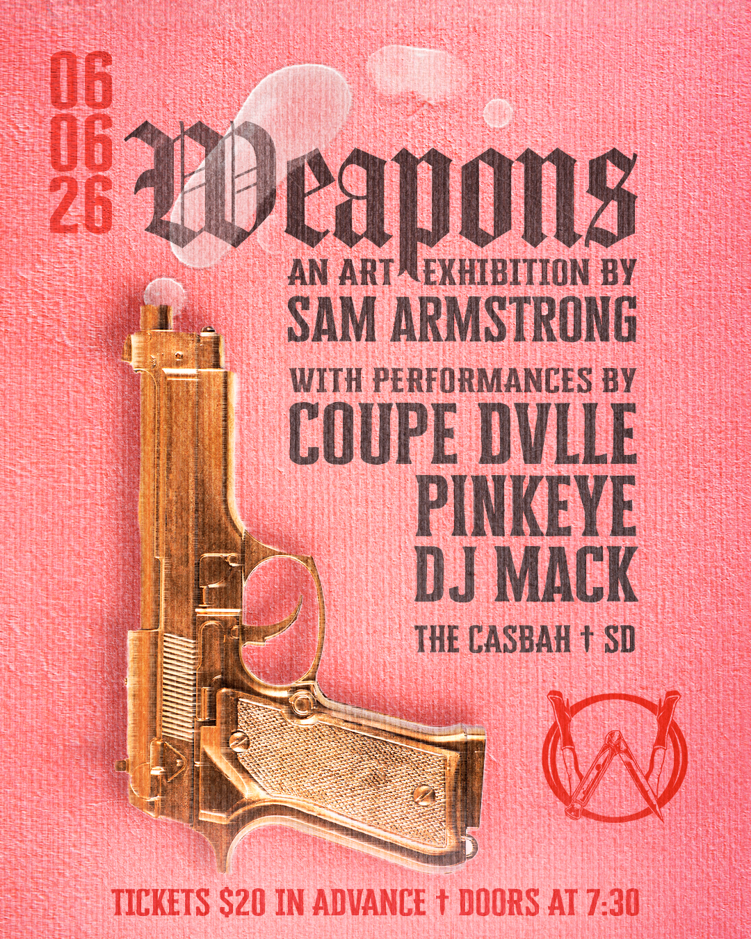 Weapons: Art Exhibition by Sam Armstrong
