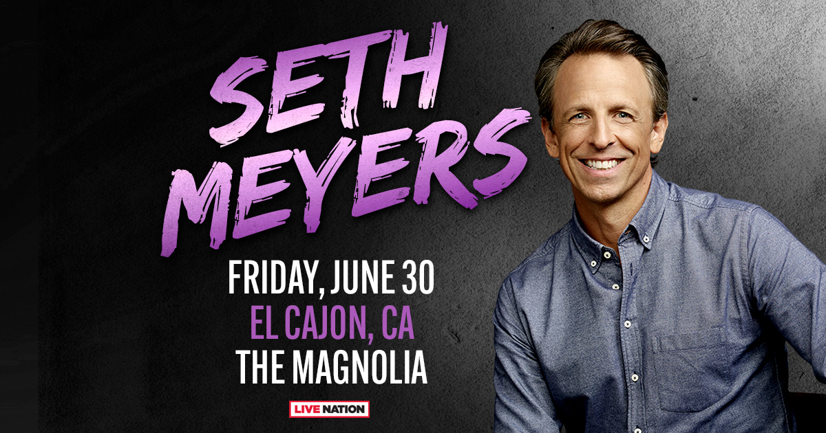 Win a Pair of Tickets to See Comedian Seth Meyers San Diego Reader