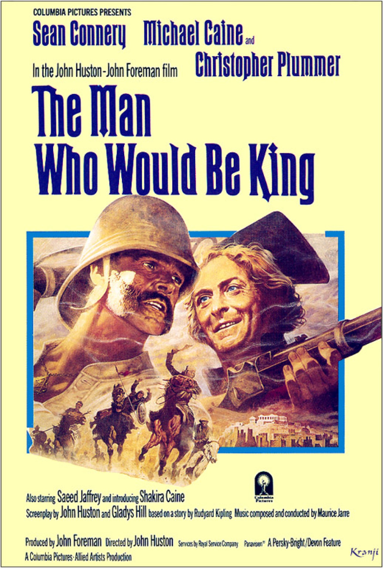 Человек который хотел быть королем 1975. The man who would be King, 1975 Постер. Человек который хотел быть королем 1975 Постер. The man who would be King.