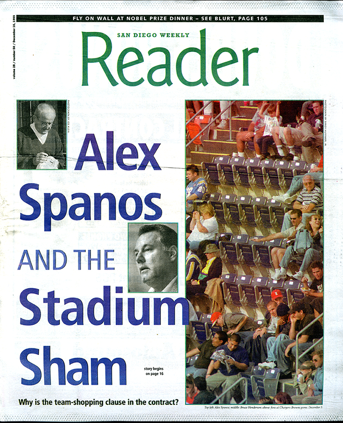 San Diego Reader news, story, and issue archives San Diego Reader