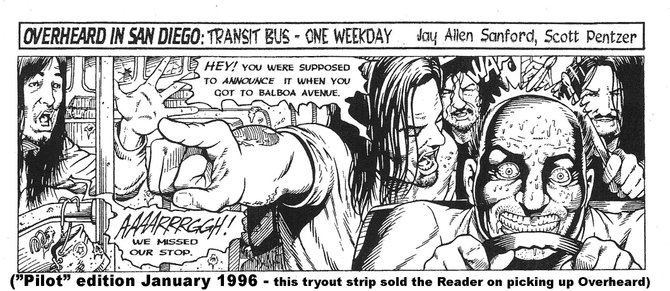 Pilot strip from January, 1996