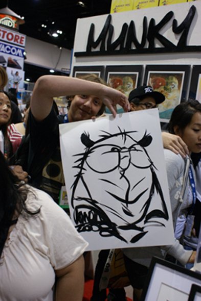 Fan of comics and art take over the San Diego Convention Cener to buy art and comics.