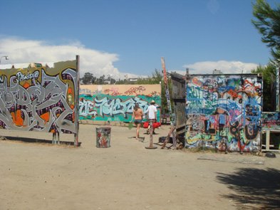 Writerz Blok is a non-profit graffiti outlet for kids located 5010 Market Street.