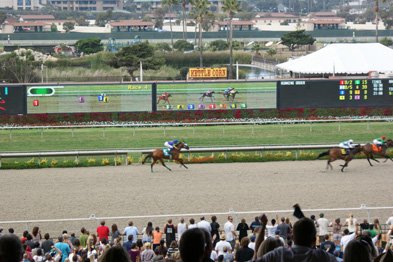 Technology and Horse racing is a winning combination at the Del Mar Race Track.