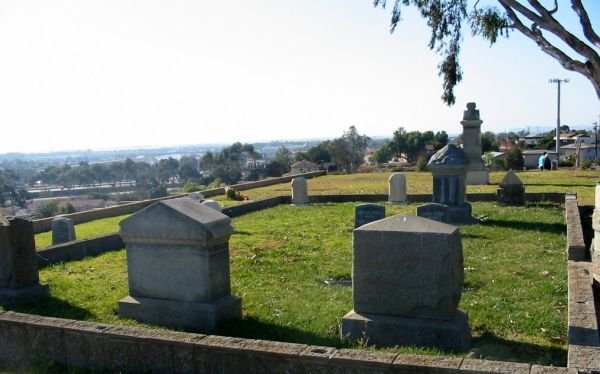 The Kimball family plot overlooks National City. The La Vista Cemetary holds the remains of many of the cities founding fathers. Frank Kimball died in 1913 but left us about eighty years of diary entries.