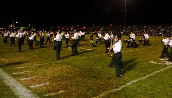 Oceanside's band performs at halftime