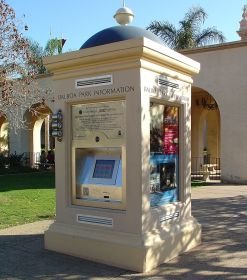 Balboa Park kiosk - Image by Mark Melhado
