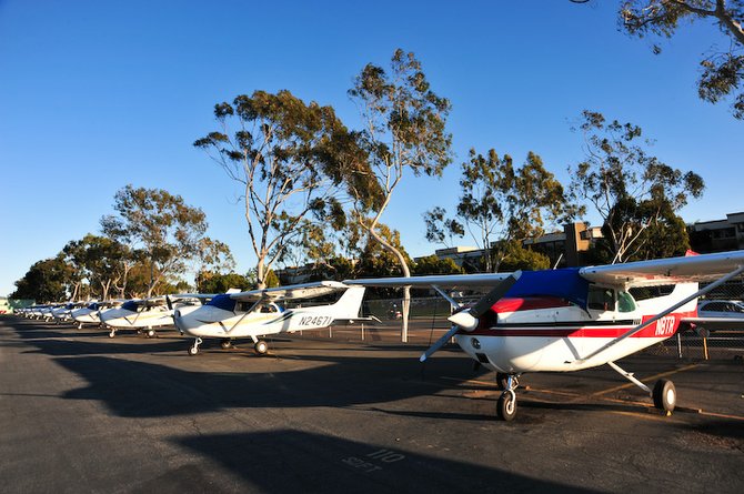 Planes at Montgomery Field