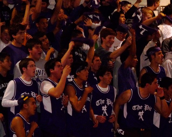 St. Augustine's student section were loud for the entire game