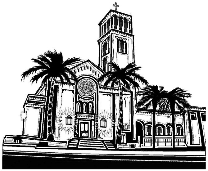 Normal Heights United Methodist Church -- site of AcousticMusicSanDiego performances
