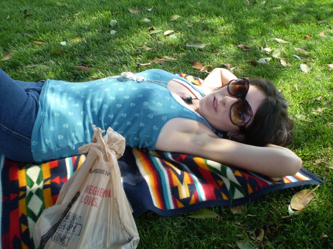 Amy in springtime