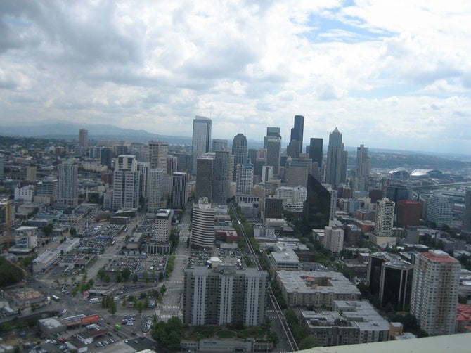 Downtown Seattle from the Space Needle
