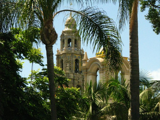 one of the buildings in balboa park
