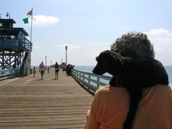 No dogs allowed! San Clemente Pier, San Clemente, CA
