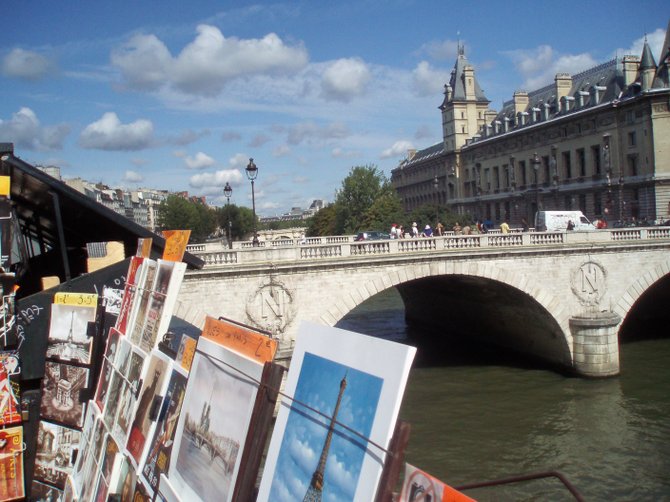 Strolling along the Seine River in Paris, France
