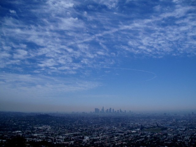 Los Angeles on a clear day, a rarity!
