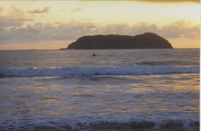 Dusk in Manuel Antonio, Costa Rica