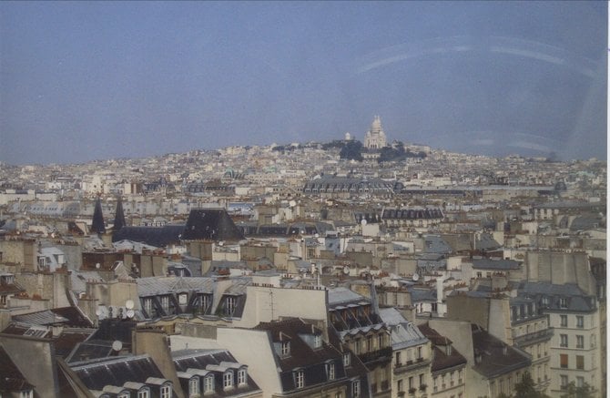 Paris as seen from the Pompidou.