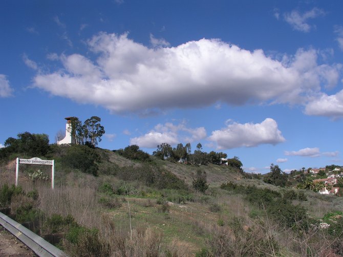 Clouds looking north-east off Black Mountain Road.  
