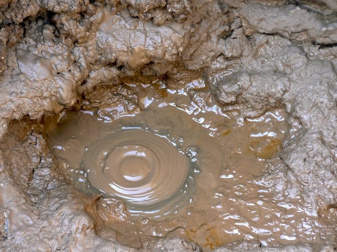 Bubbling, Hissing, Burping Sounds, and the Smell of Sulphur: The Mud Pots, Calipatria, CA