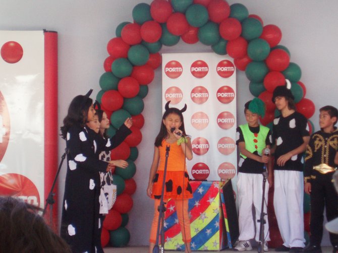 A Christmas performance at La Casa de la Niñez,a home for street children in Quito, Ecuador. 