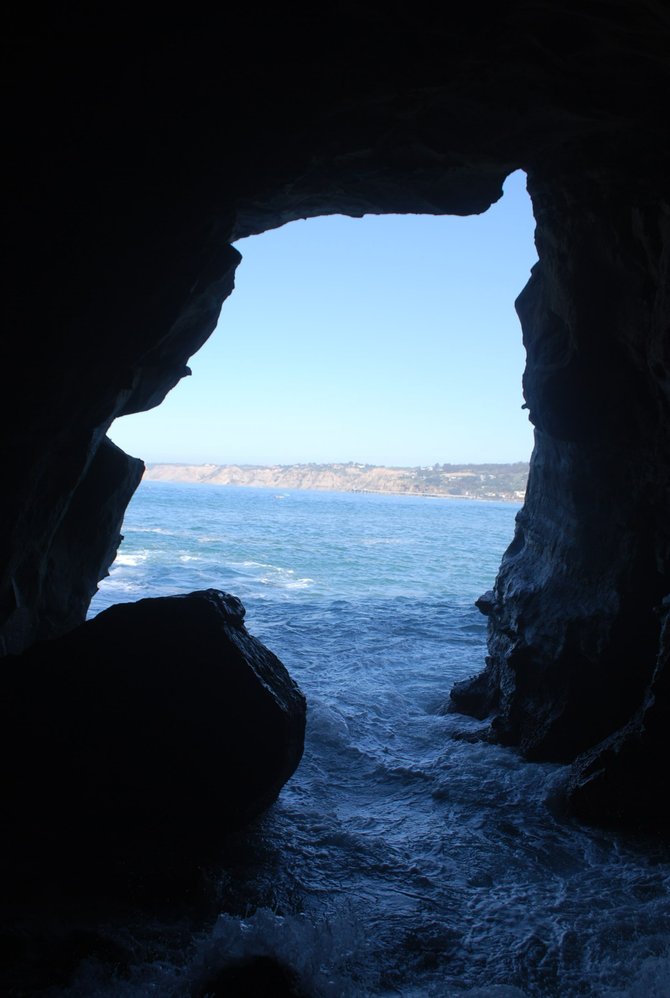 View from the cave 
