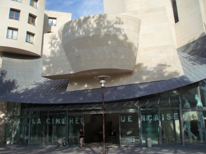 The Cinematheque Francaise in Paris was designed by Frank Gehry from Santa Monica. If you're in Paris and you love movies, check it out.