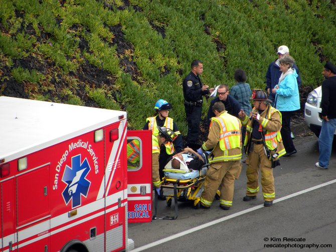 Accident on I-805 around noon February 28, 2010.