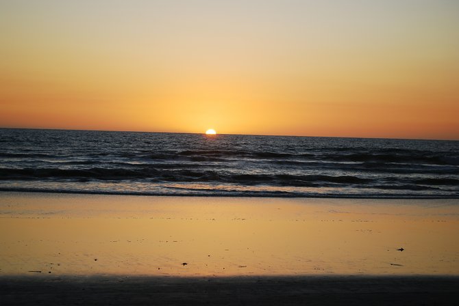 Sunset at Mission Beach.