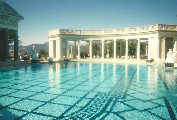 The Neptune Pool at Hearst Castle in San Simeon.