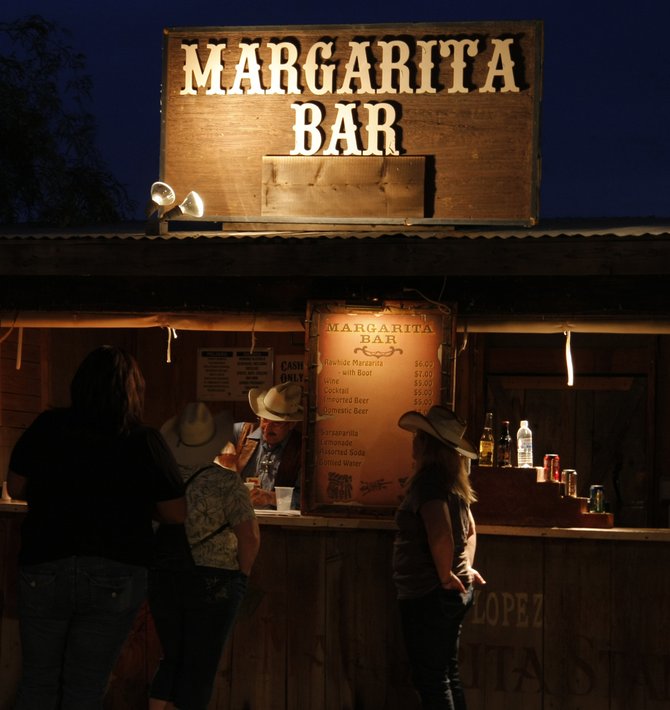 Belly-up to the margarita bar at Rawhide Western Town in Chandler, AZ.
