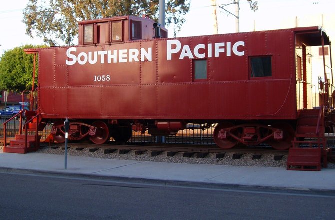 This restored caboose is part of the Pacific Southwest Railroad Museum located at the intersection of Spring Street and La Mesa Blvd.