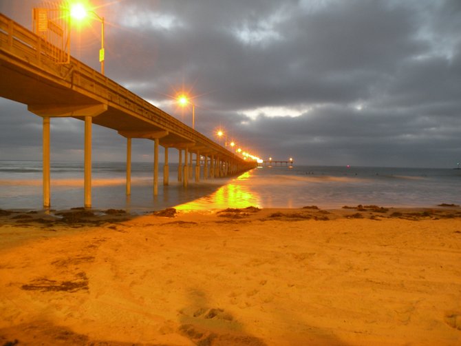 Ocean beach pier.