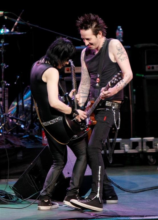 Joan Jett and Dougie, from the San Diego County Fair.