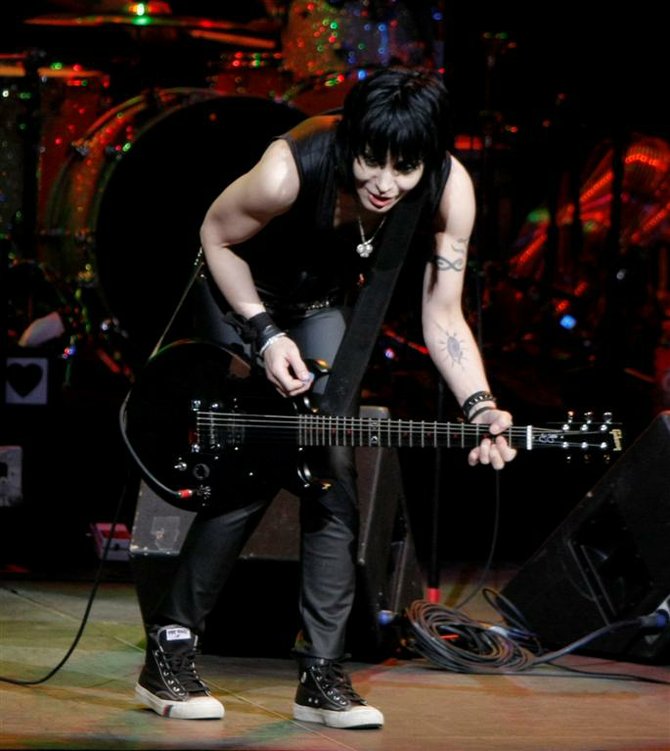 Joan Jett and the Blackhearts in concert at the San Diego County Fair