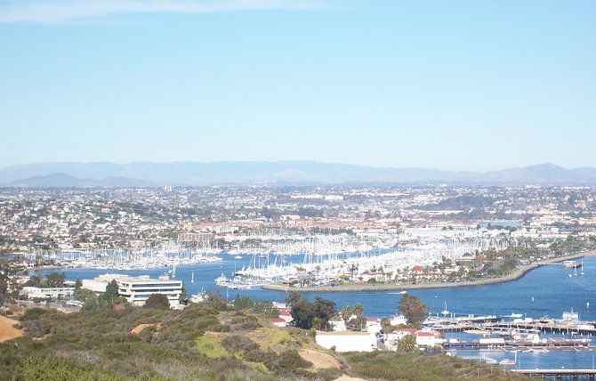  Breathtaking view of San Diego taken from the Cabrillo National Monument
