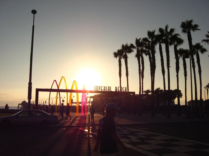 This is what I saw before heading to the pier for the first time. 
